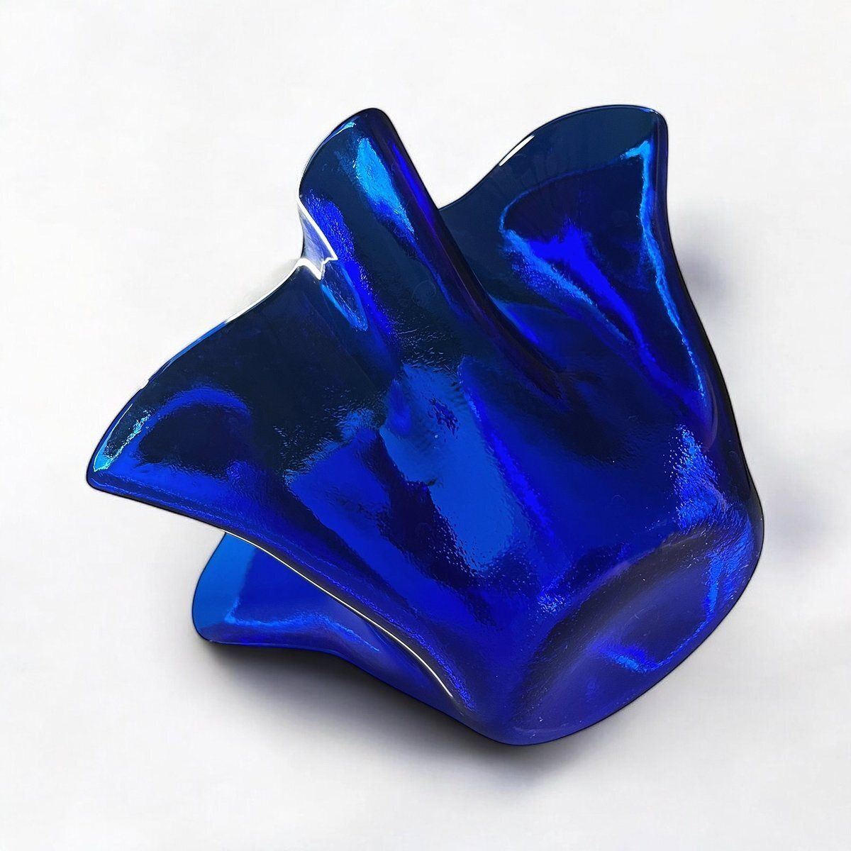 Handkerchief Murano Glass Vase By Dogi photo vinterior