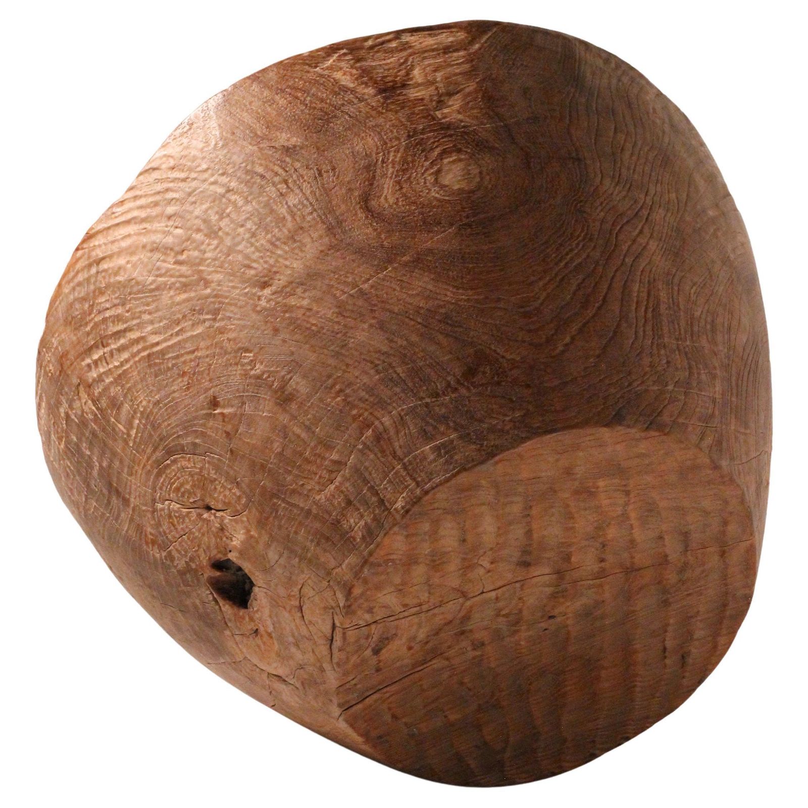 Wabi Sabi Vintage Wooden Bowl, Lombok, Organic Sculptural Centerpiece photo furniture