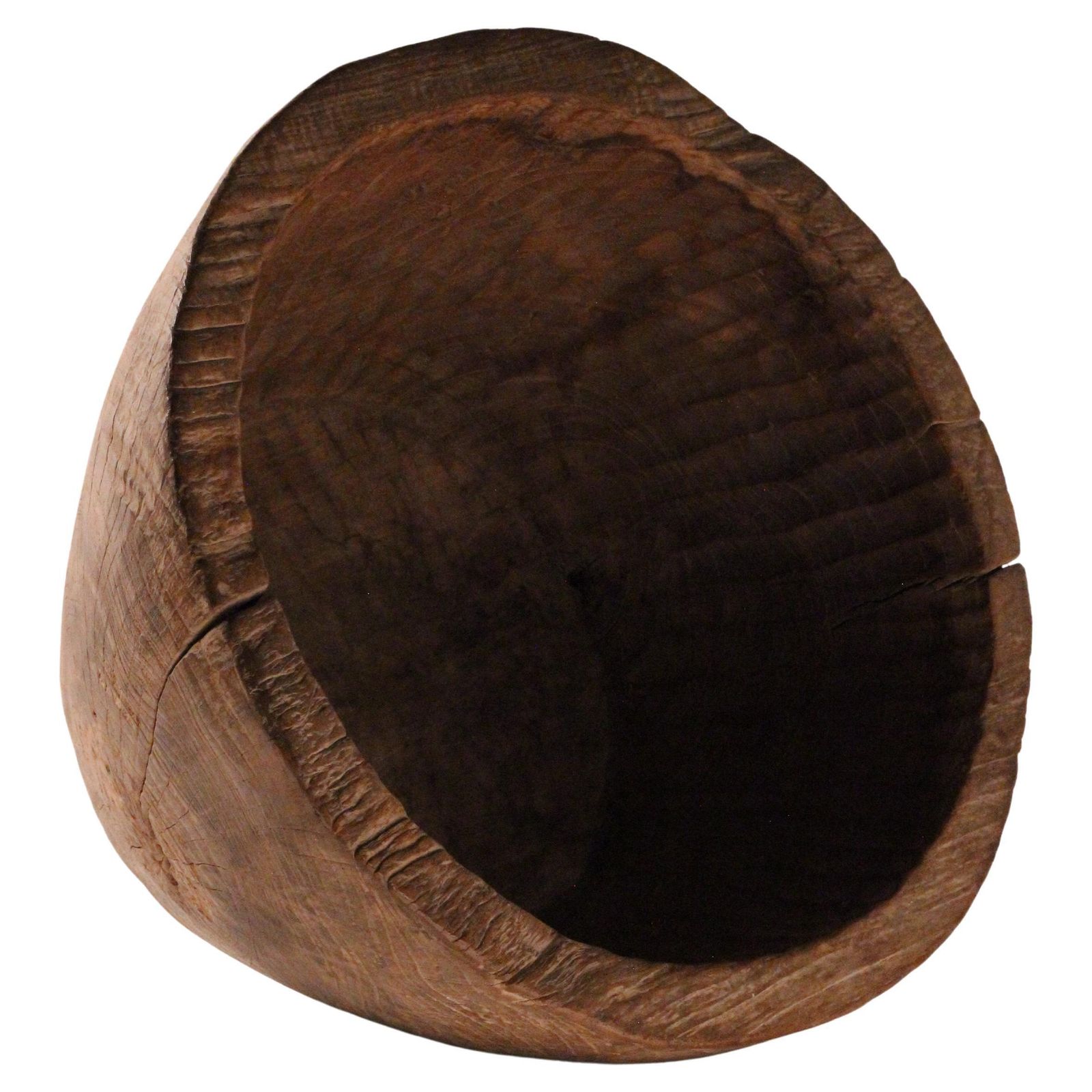 Wabi Sabi Vintage Wooden Bowl, Lombok, Organic Sculptural Centerpiece photo buy