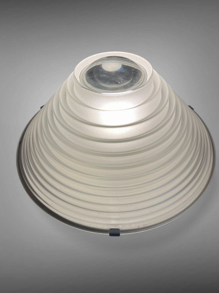 Glass Egina Ceiling Lamp By Angelo Mangiarotti For Artemide, Italy photo furniture