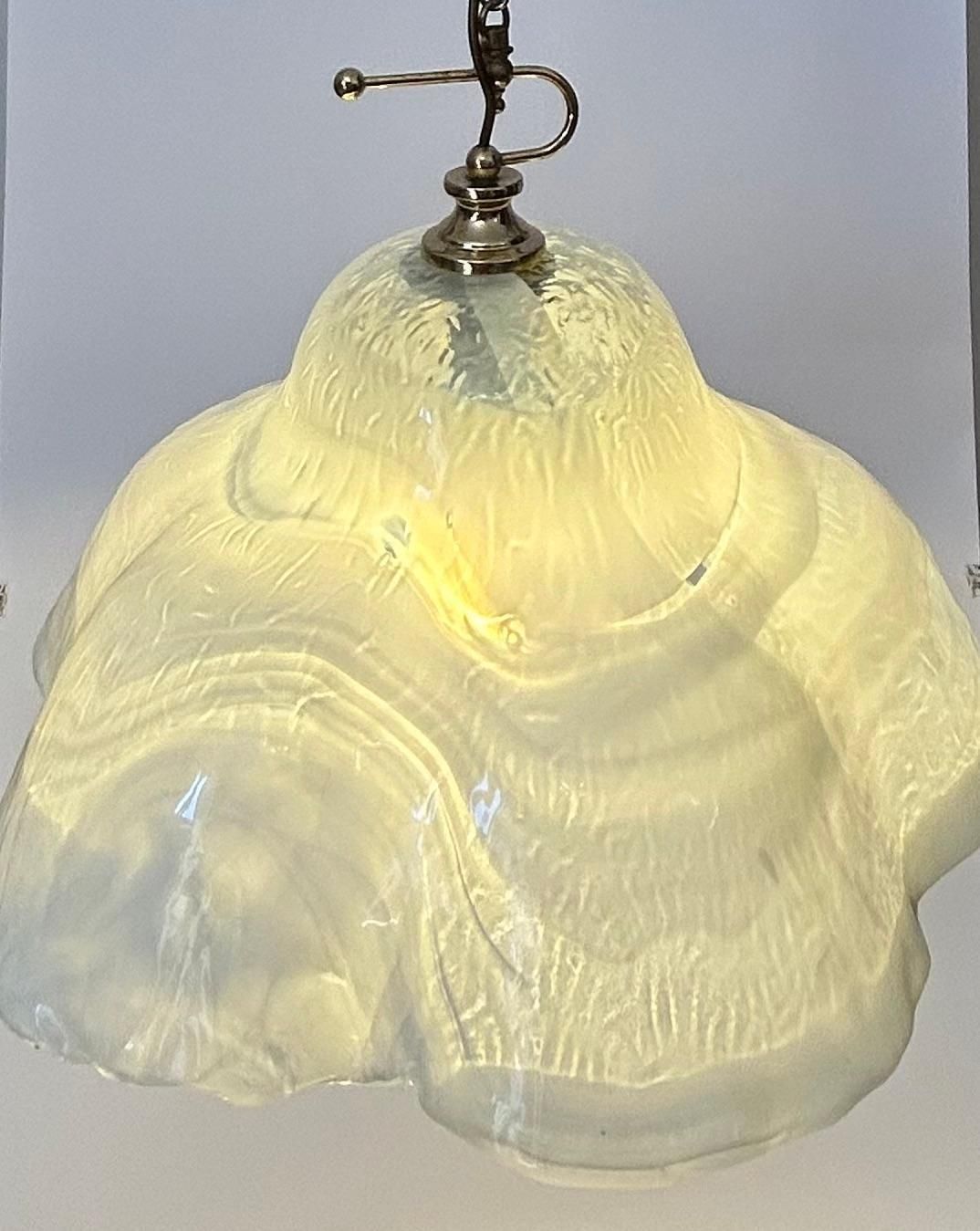 Majestic Glacier, Gorgeous Murano Chandelier By La Murrina, 1970's photo for sale
