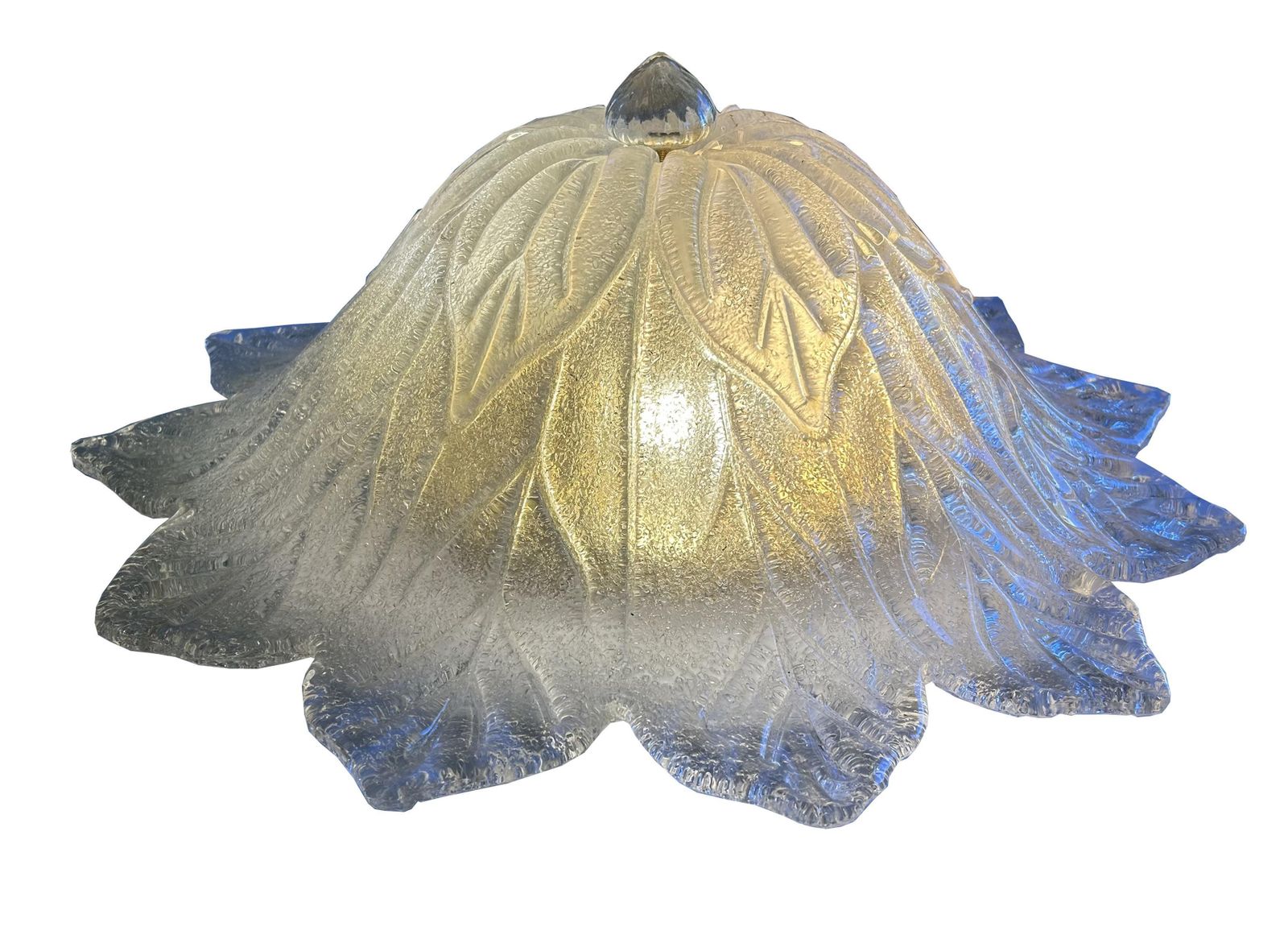 Ice Queen, Murano Glass Ceiling Light And Pair Of Sconces, 1980's photo furniture