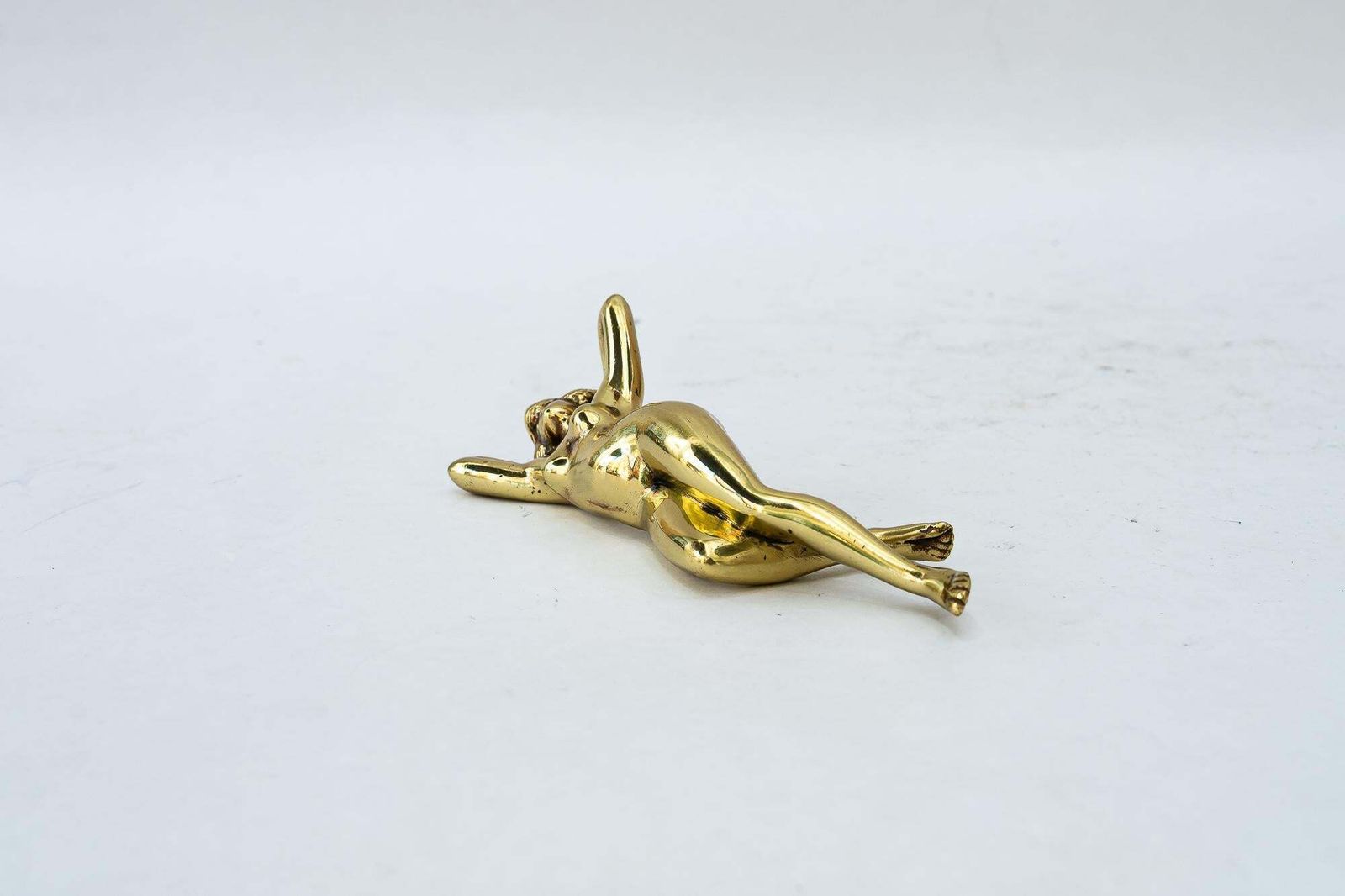 Art Deco Nude Female Brass Paperweight Around 1920s photo furniture