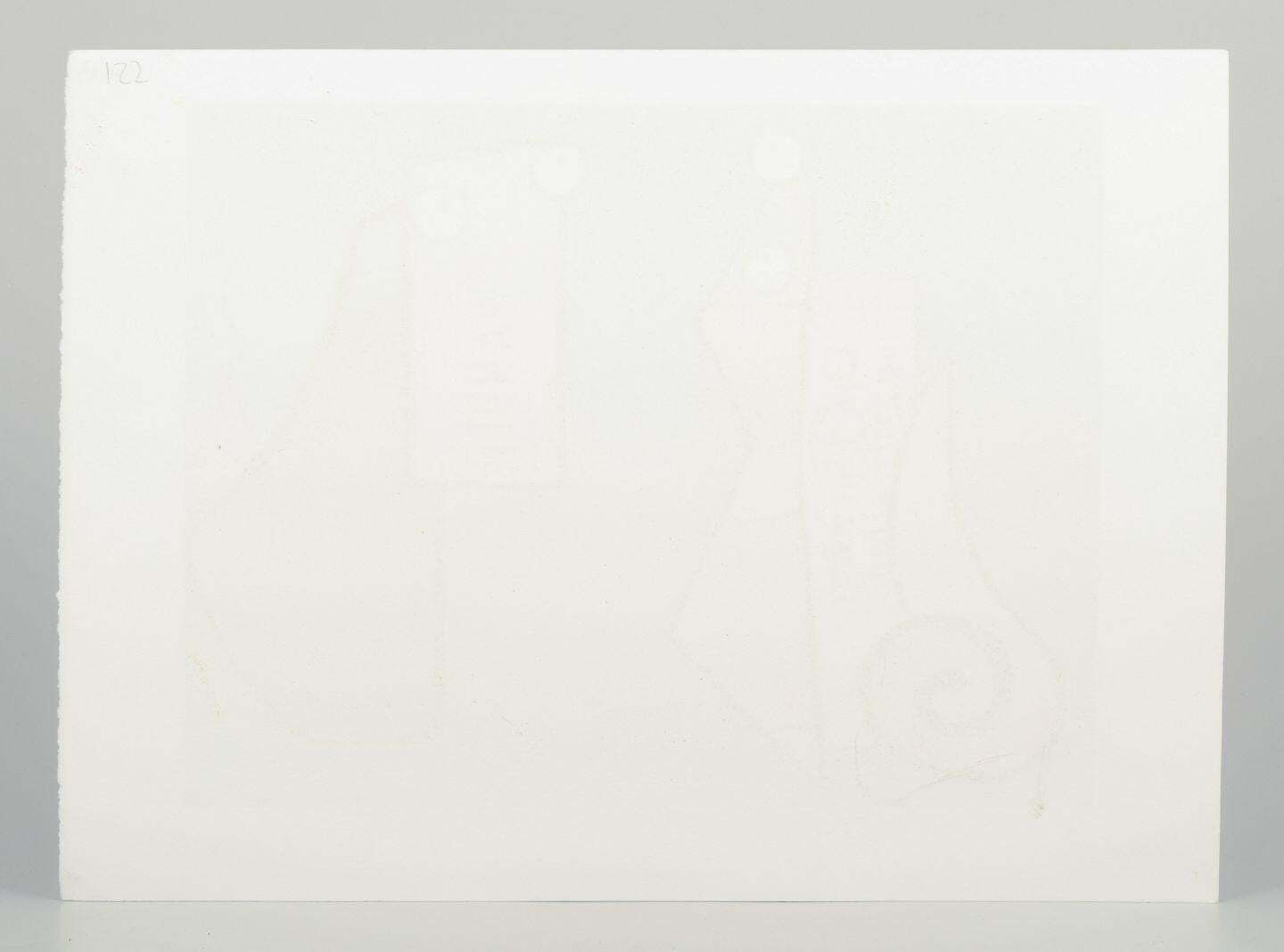 Karin Olesen. Color Lithograph In Bright Tones. Abstract Composition. photo 269.0