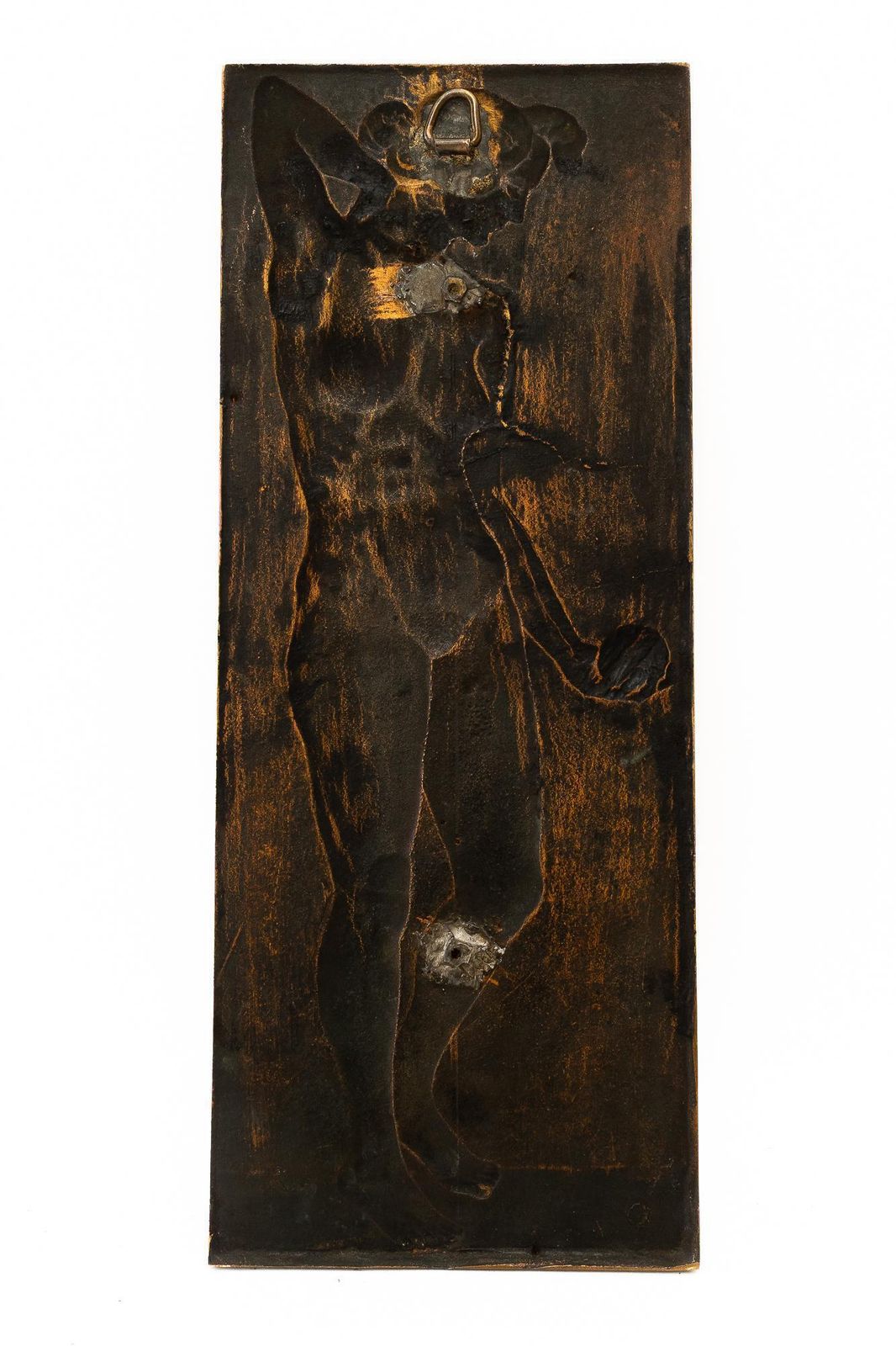 Art Deco Bronze Relief With Nude Women Motiv Original Patina Around 1920 photo vintage