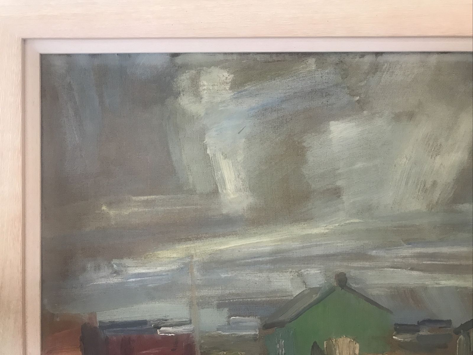 C.S Werner Danish Oil Painting Canvas Post Impressionist/Expressionist Mid C20 photo buy