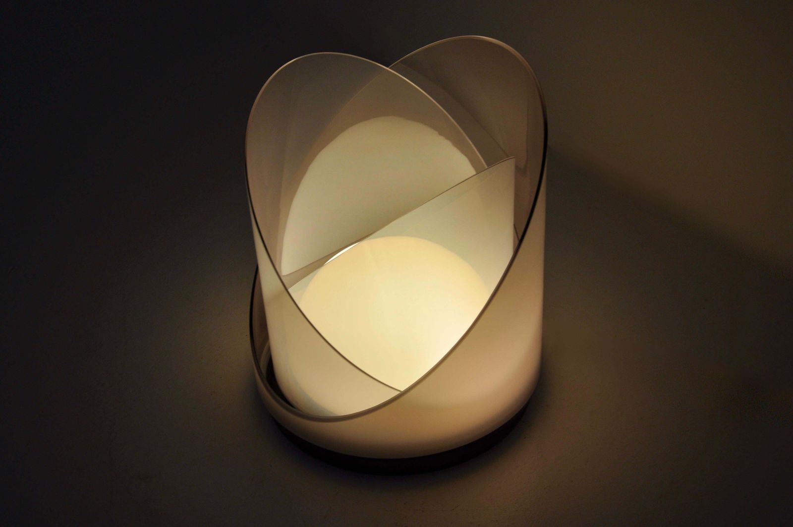 Lt300 Glass Table Lamp By Carlo Nason For Mazzega, 1970s photo for sale