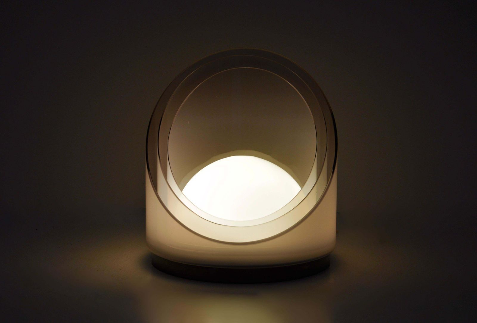 photo furniture Lt300 Glass Table Lamp By Carlo Nason For Mazzega, 1970s