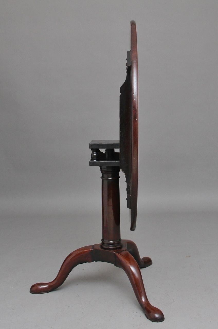18th Century Mahogany Tripod Table photo 1650.0