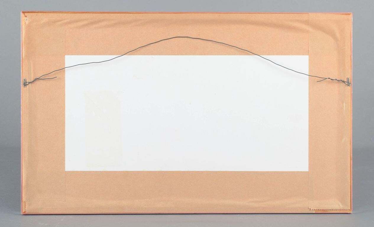 Gunnar Fohlin, Swedish Artist. Pastel On Paper. Contemplative Abstract Landscape photo 427.0
