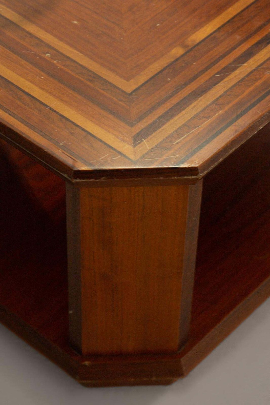 Rare Coffee Tables By Luciano Frigerio Of Frigerio Di Desio, Paganini Mod, Label photo vinterior