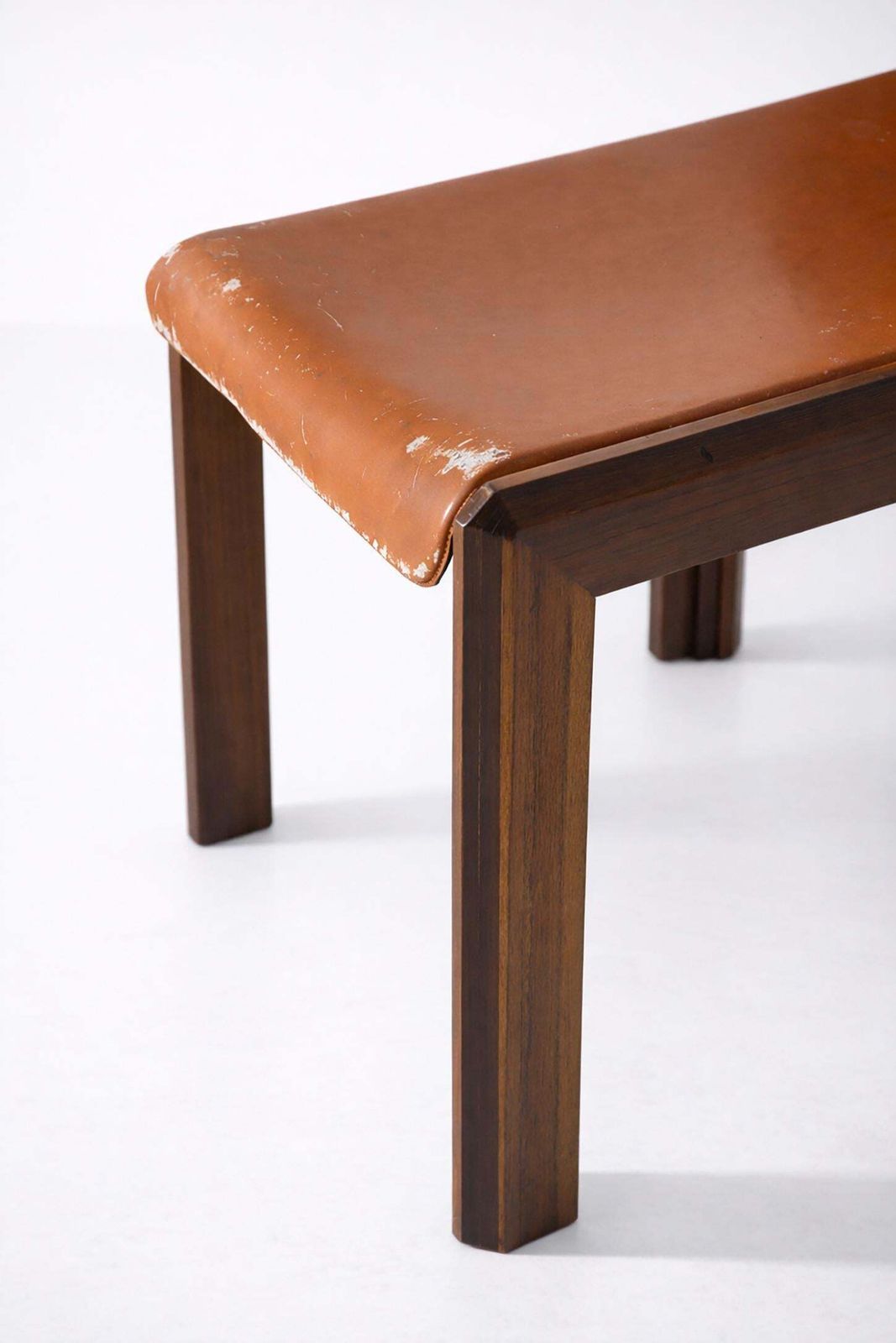 photo vintage Rare Chairs By Luciano Frigerio, Paganini Model From Frigerio Desio In Leather