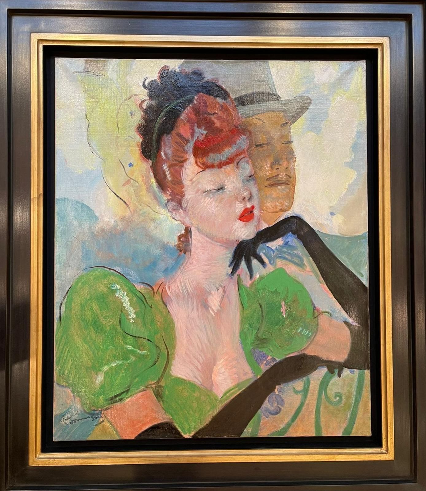 Jean Gabriel Domergueblack Gloves, Jean Gabriel Domergue (1889 1962)circa 1950's