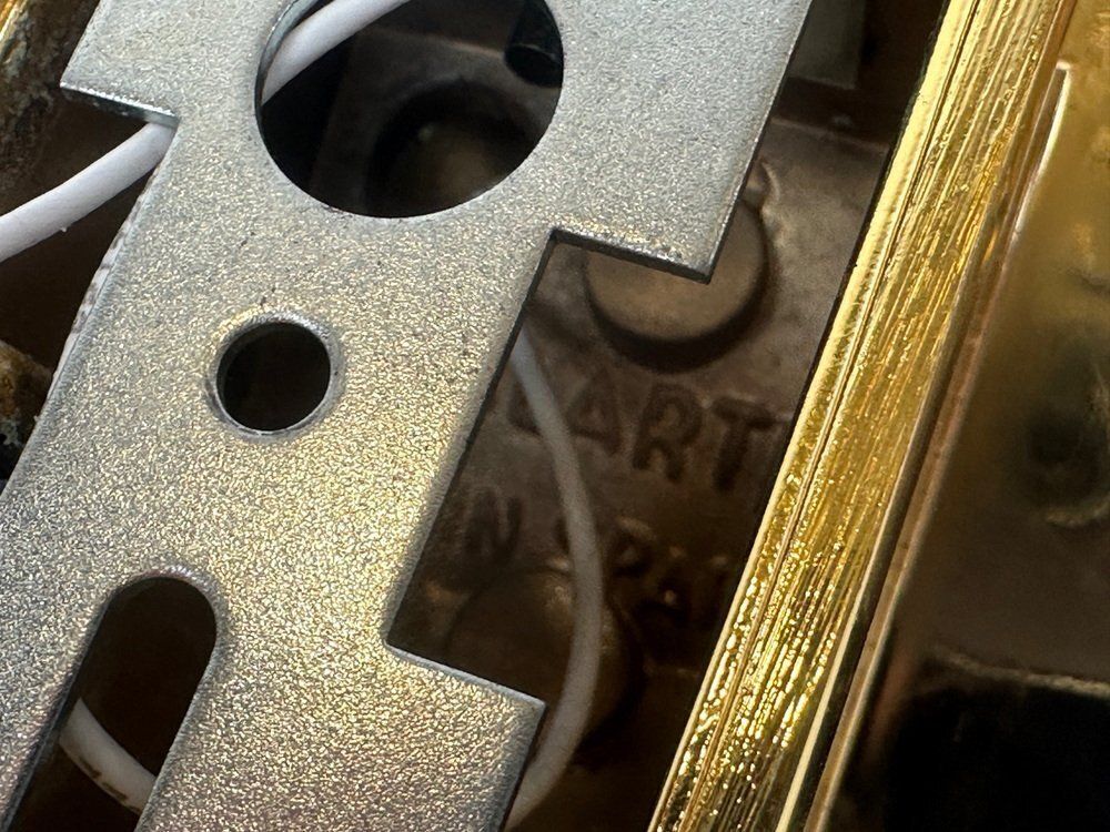 325.0 Brass Arqui Sconce By Arch M. Sergi And Oscar Devesa For Metalarte, 1980s photo