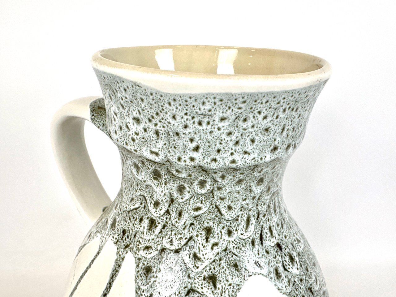 Mid Century Modern Fat Lava Vase From Teplice Ceramic Workshops, 1960s photo buy