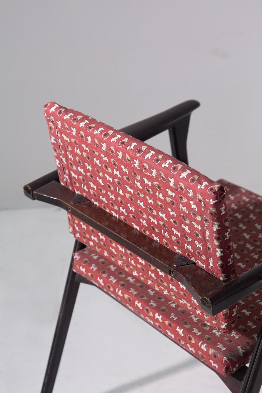 Pair Of Italian Armchairs In The Style Of Franco Albini For Poggi photo vintage