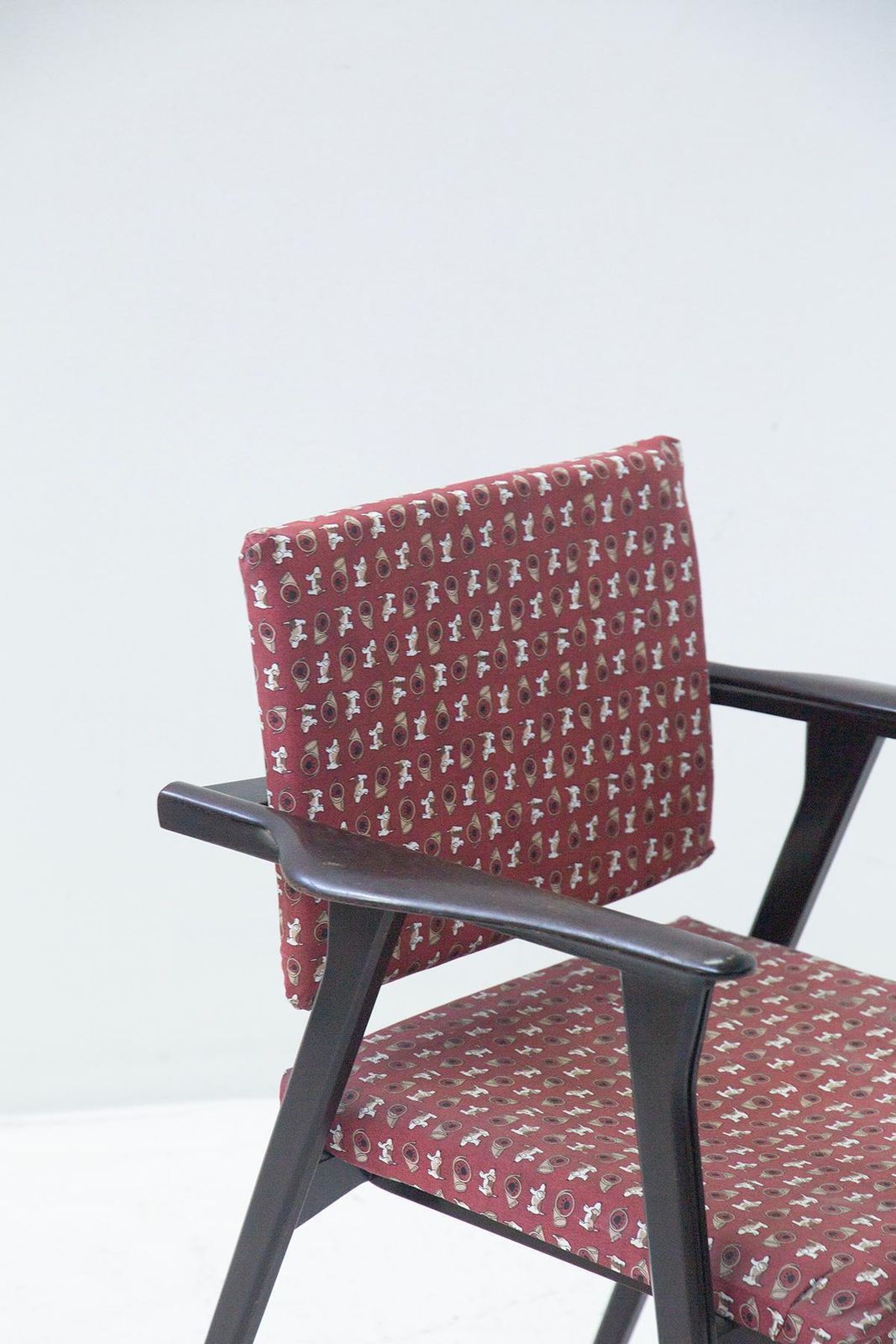 Furniture Pair Of Italian Armchairs In The Style Of Franco Albini For Poggi photo