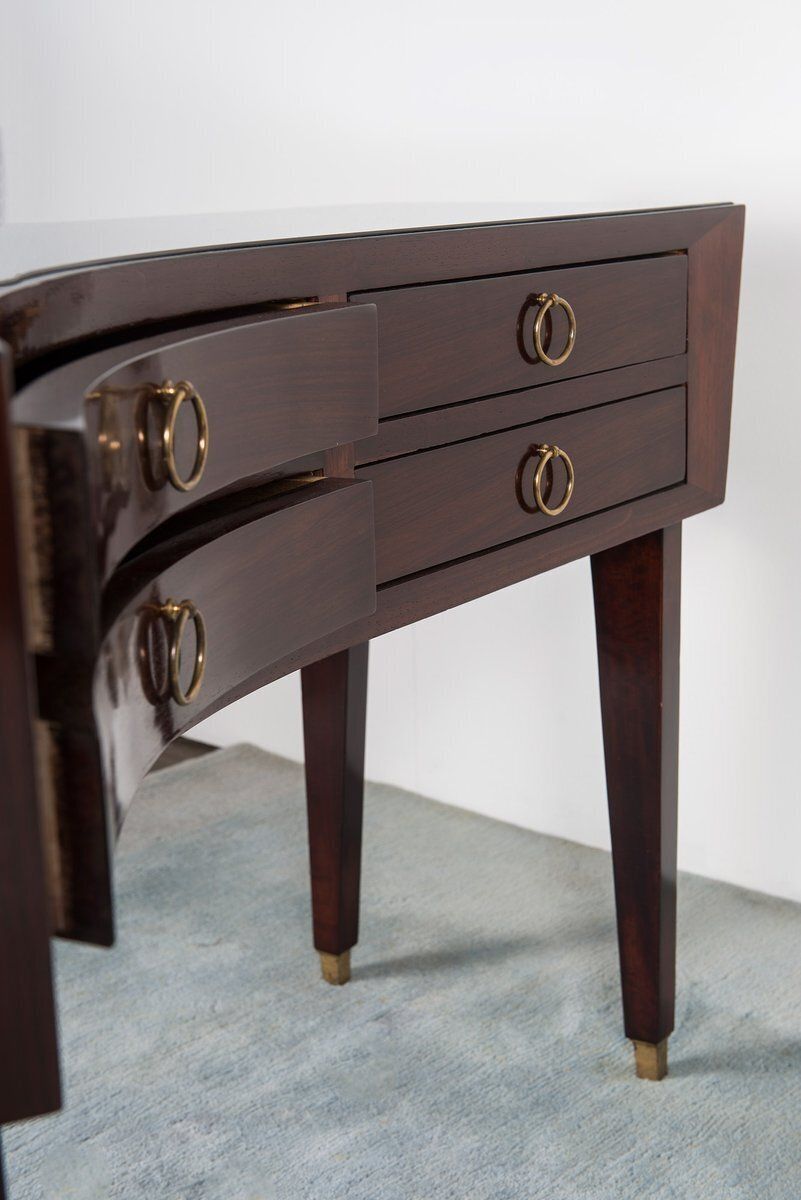 Mid Century Writing Desk With Stool By Gianni Vigorelli, Set Of 2 photo vinterior