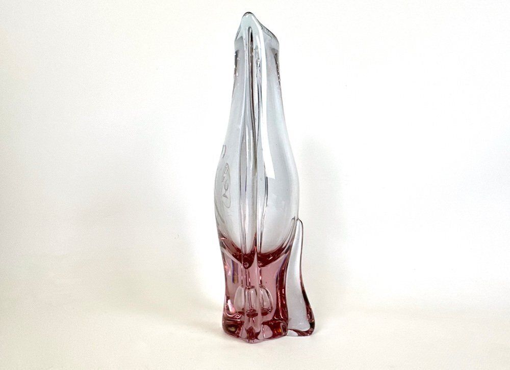 Alexandrite Glass Vase By Miloslav Klinger For železný Brod, 1960s photo Home Decor