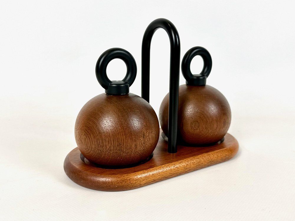 Ball Boy Salt And Pepper Mills By Richard Nissen And Carsten Jørgensen For Bodum, Denmark, 1980s, Set Of 3