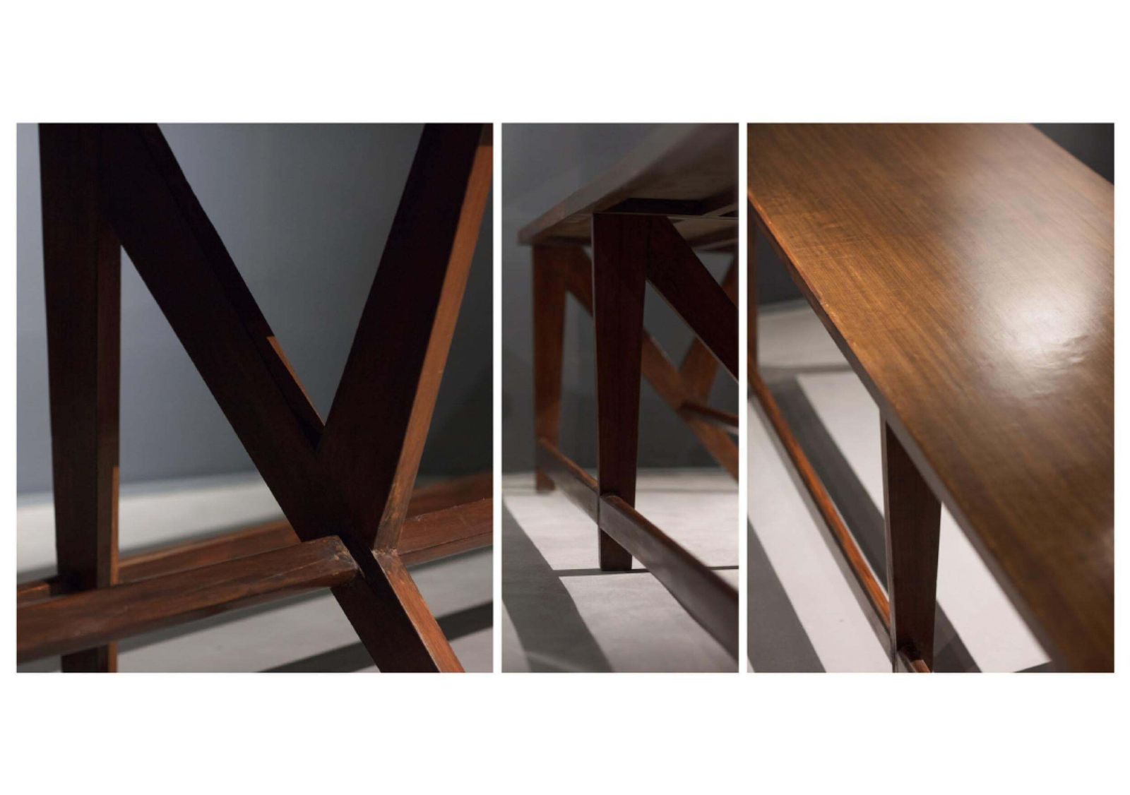 Large Console Model Tat 13 Da With "Y" Type Base By Pierre Jeanneret, Midcentury photo for sale