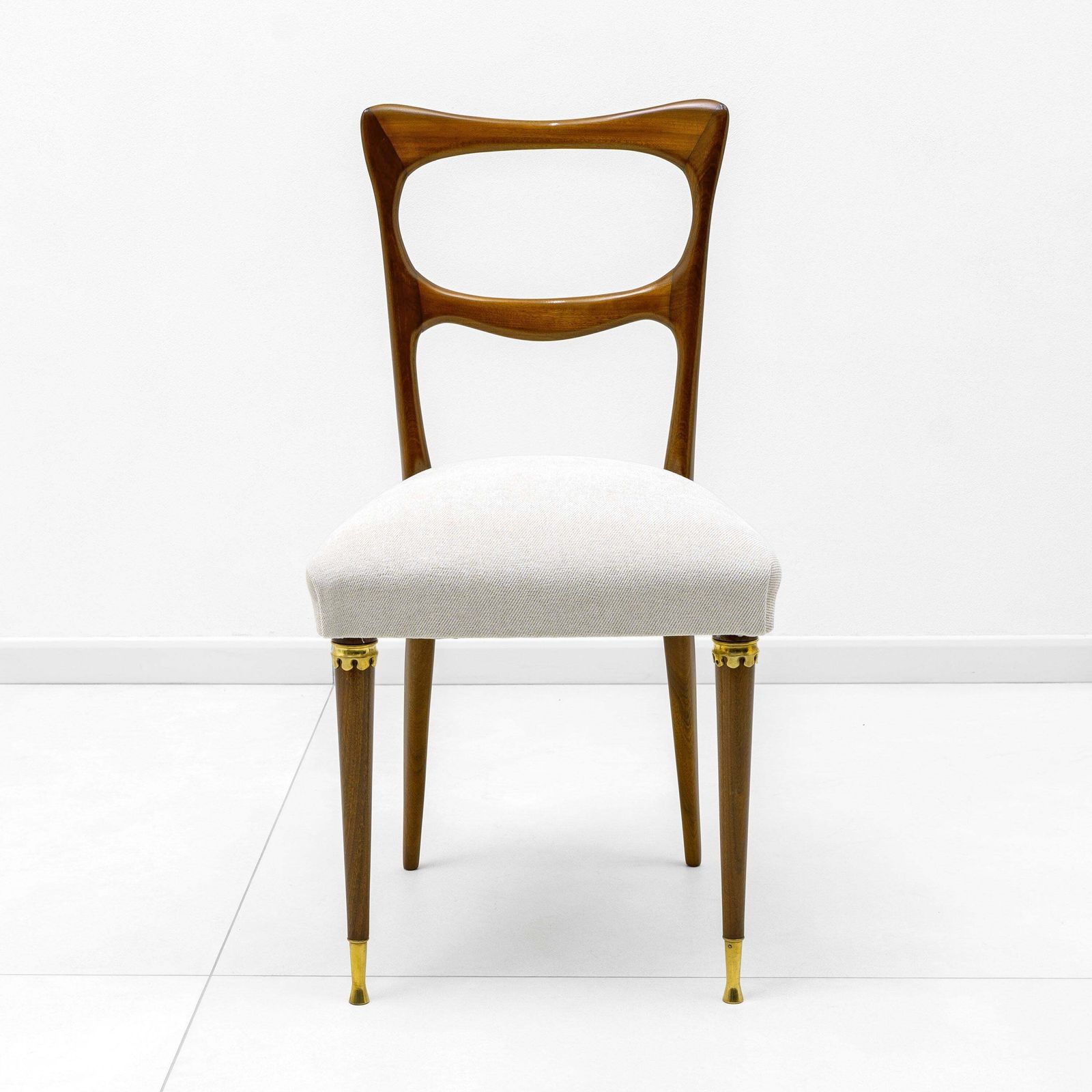 Attributed To Paolo Buffa Mid Century Modern Dinning Chairs 1950s Set Of Four photo 39380.0