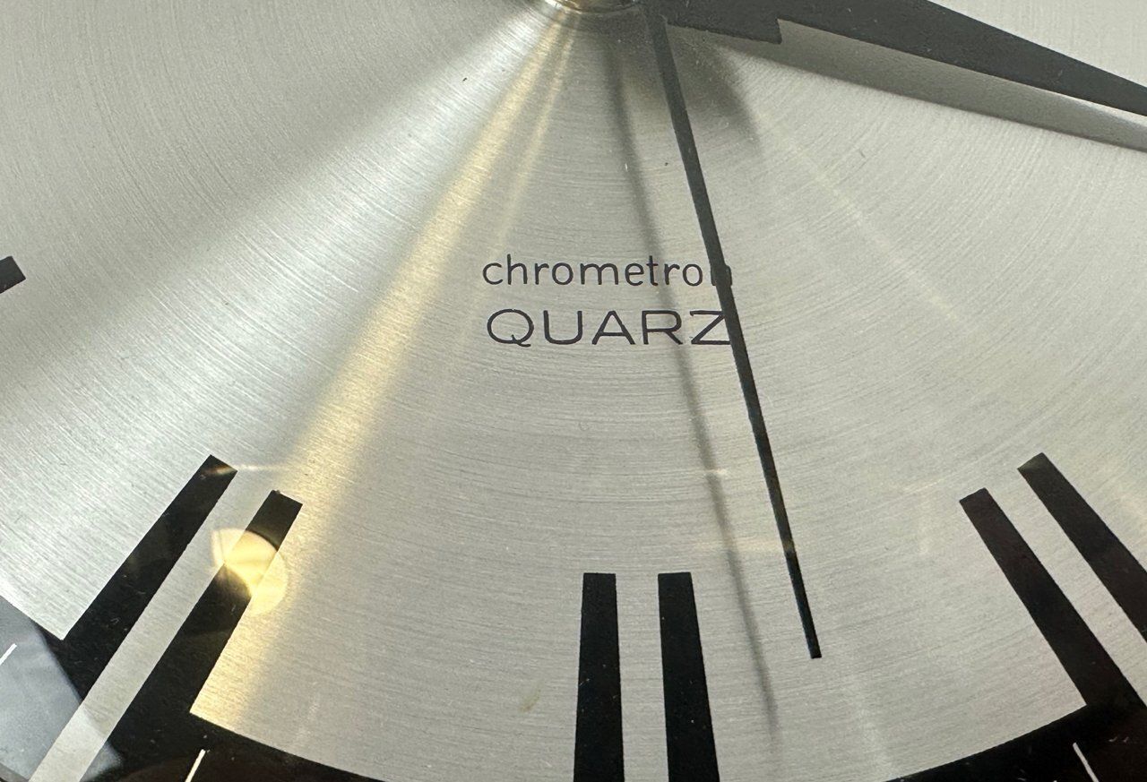 Mid Century Modern Sunburst Wall Clock In Brass From Meister Anker, 1960s photo vintage