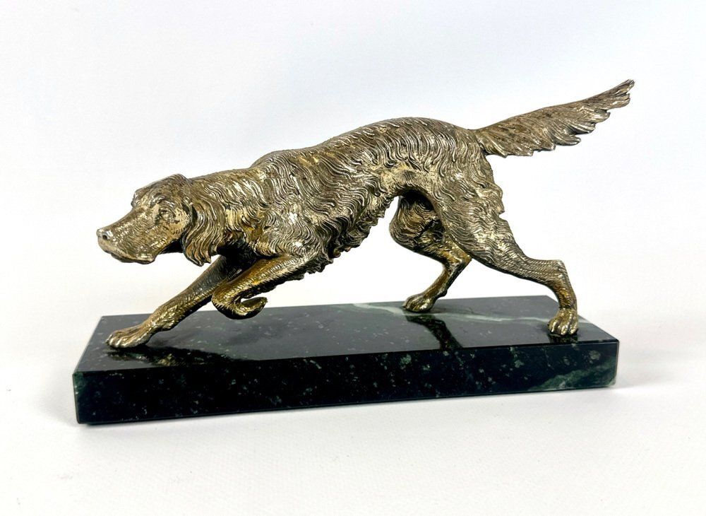 Art Deco Irish Setter Dog Figurine, Italy, 1930s