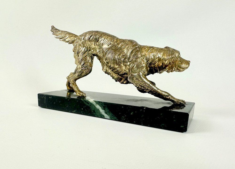 Art Deco Irish Setter Dog Figurine, Italy, 1930s photo for sale