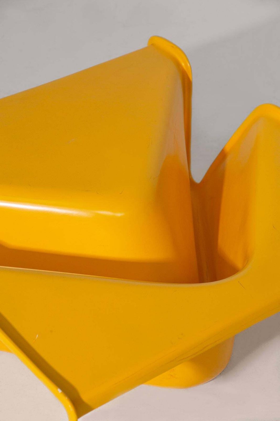 Cesare Leonardi And Franca Stagi Yellow Coffee Table Kappa photo buy
