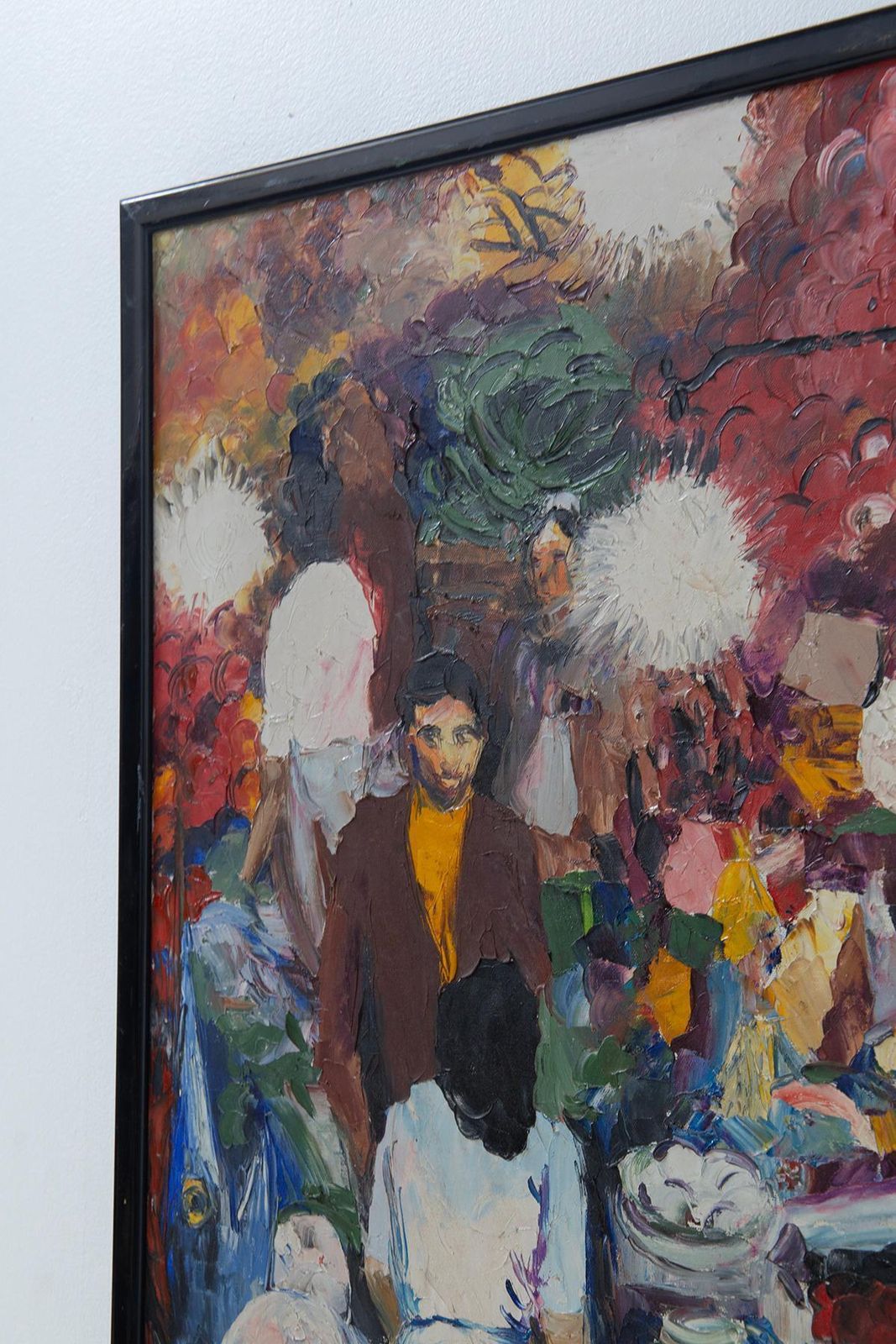 "La Vucciria" Italian Oil Painting On Canvas By Mario Berrino photo 1592.0