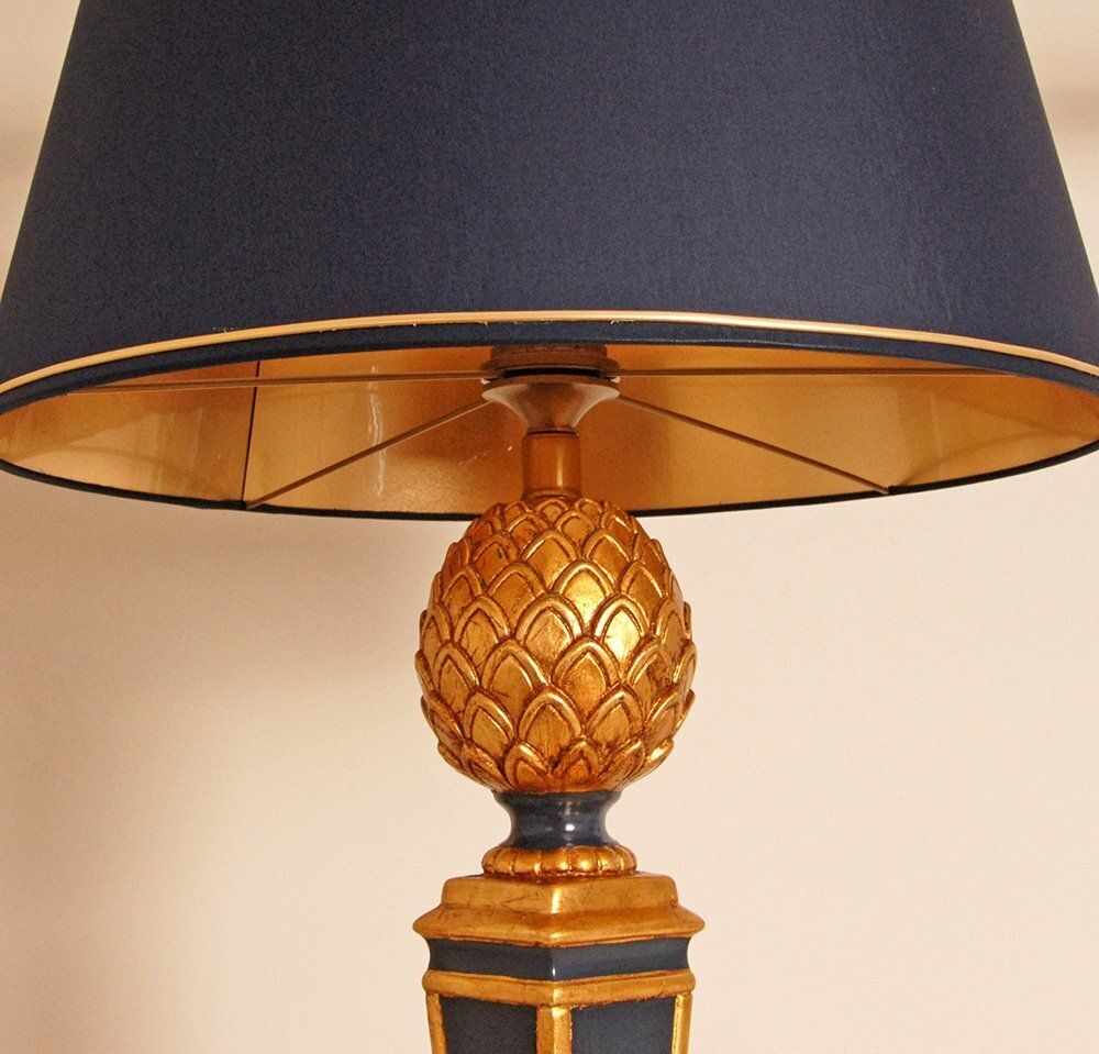 Vintage French Giltwood Pineapple Table Lamps From Maison Charles, 1970s, Set Of 2 photo Lighting