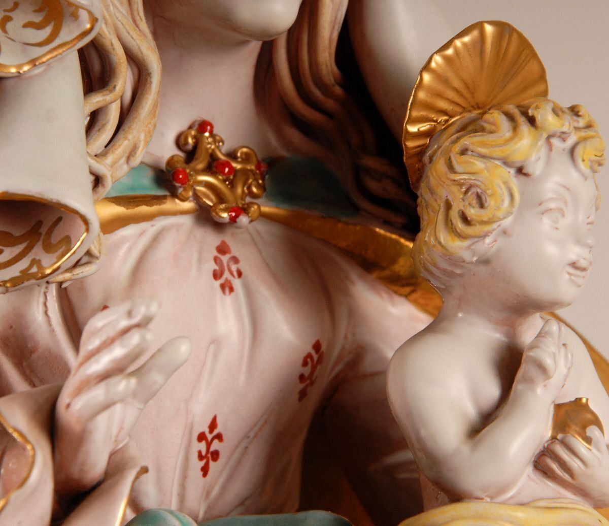 Mid Century Italian Madonna & Child Sculpture By Eugenio Pattarino, 1960s photo furniture