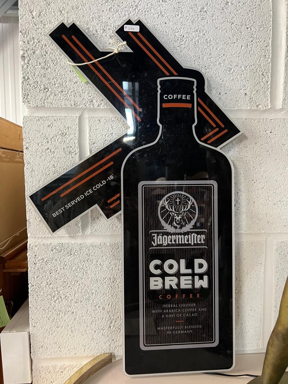 Jagermeister Cold Brew Sign