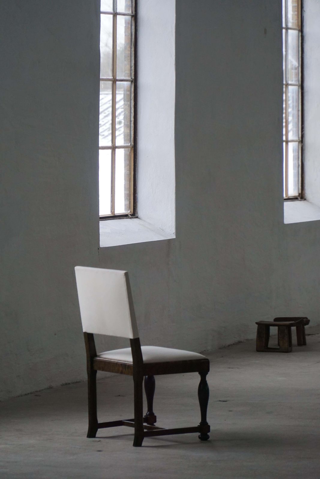 photo buy Set Of 6 Swedish Grace Dining Chairs In Birch & New Upholstery, 1920s