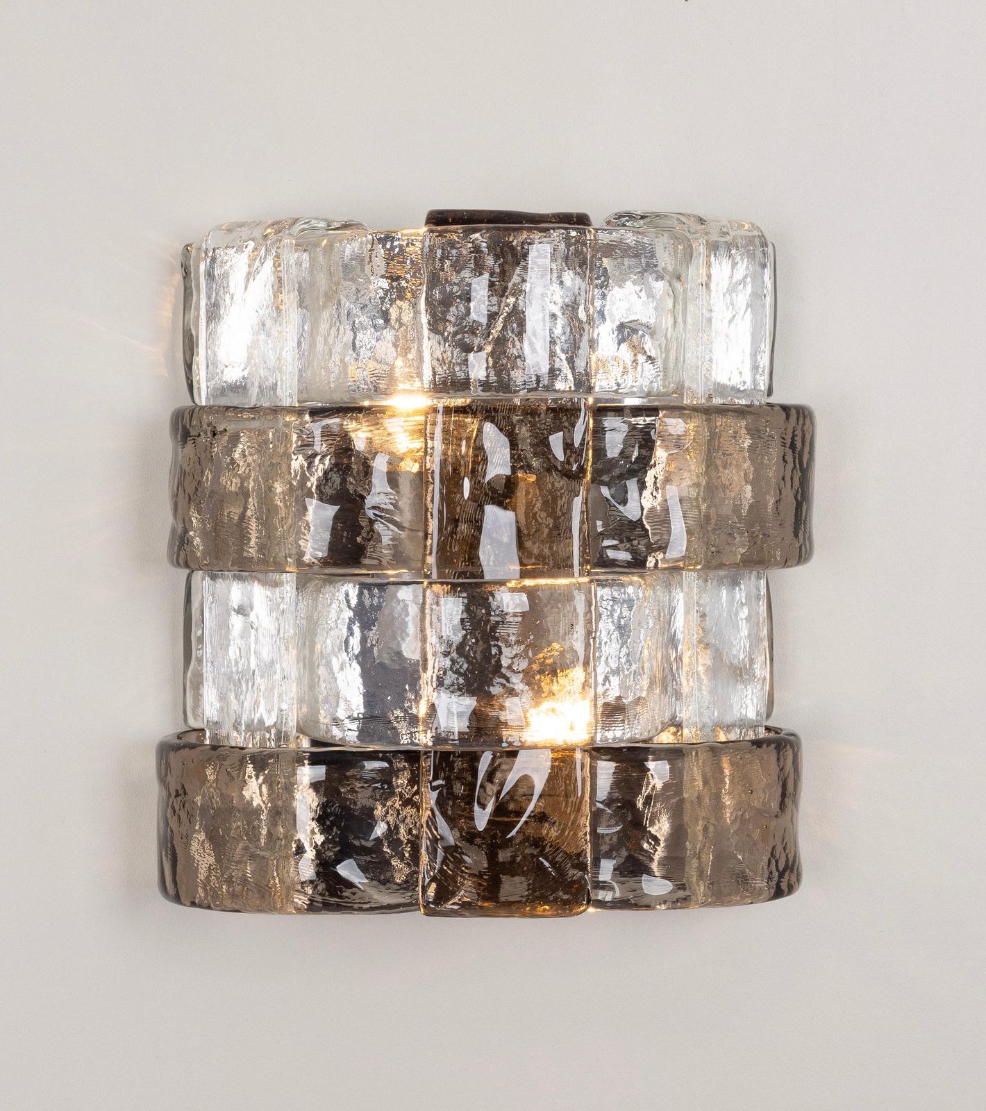 2515.0 Pair Of Murano Glass Sconces Designed By Carlo Nason, Kalmar, Austria, 1970s photo