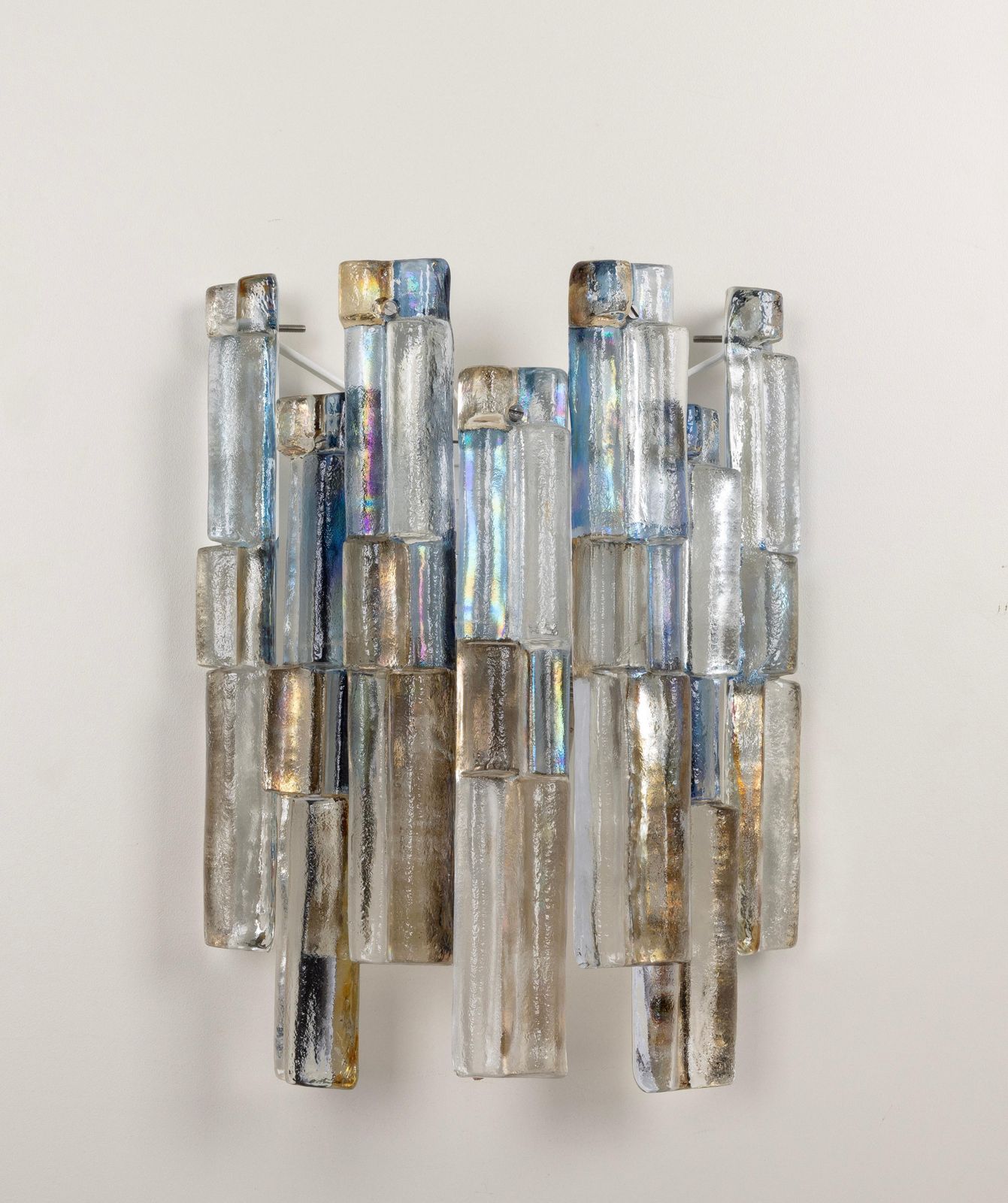 1 Of 2 Pairs Of Stunning Large Kalmar Sconces Wall Lights, Austria, 1960s photo buy