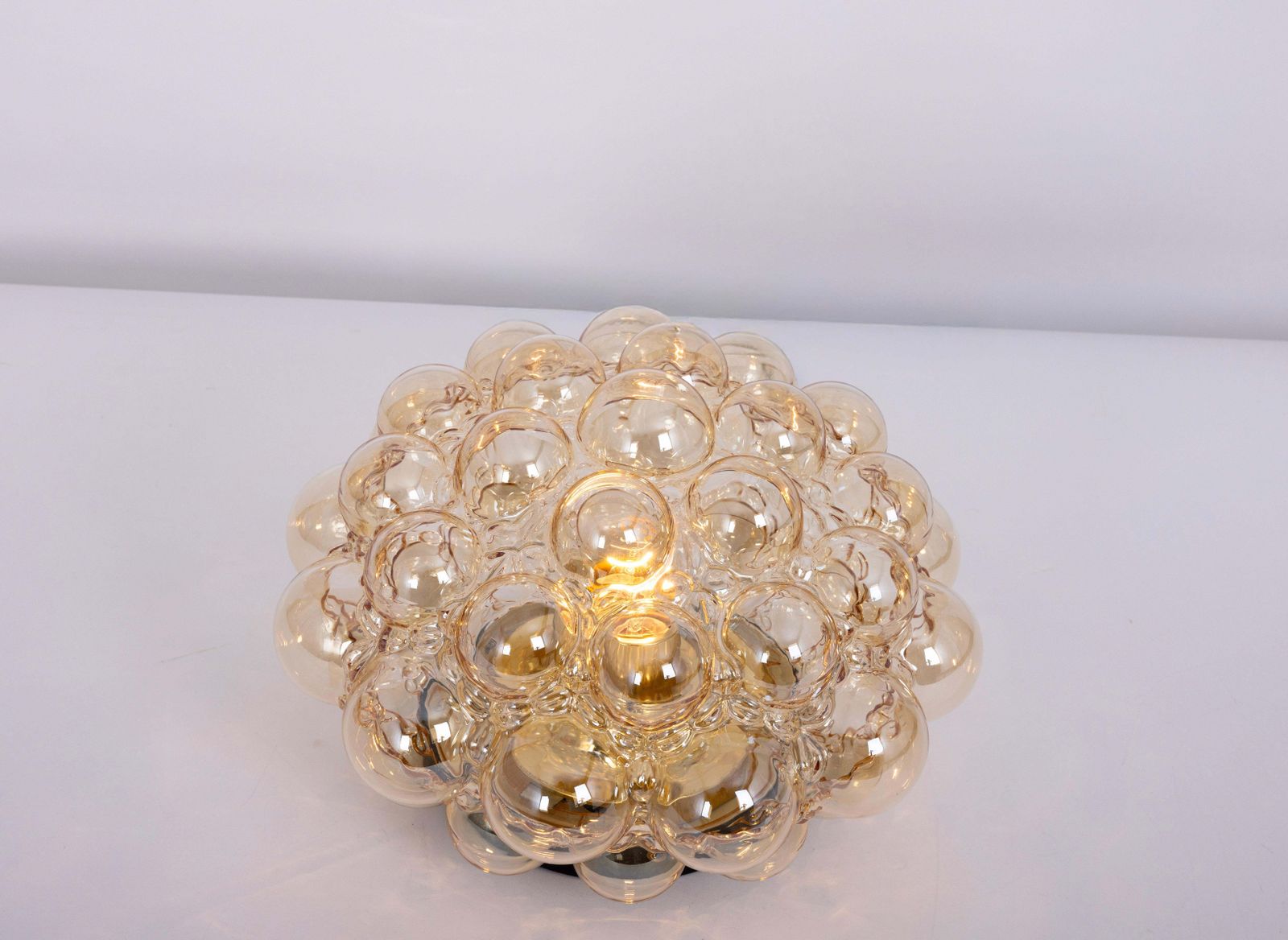 1 Of 4 Bubble Glass Flushmounts By Helena Tynell, Limburg, Germany, 1970s photo 1232.0