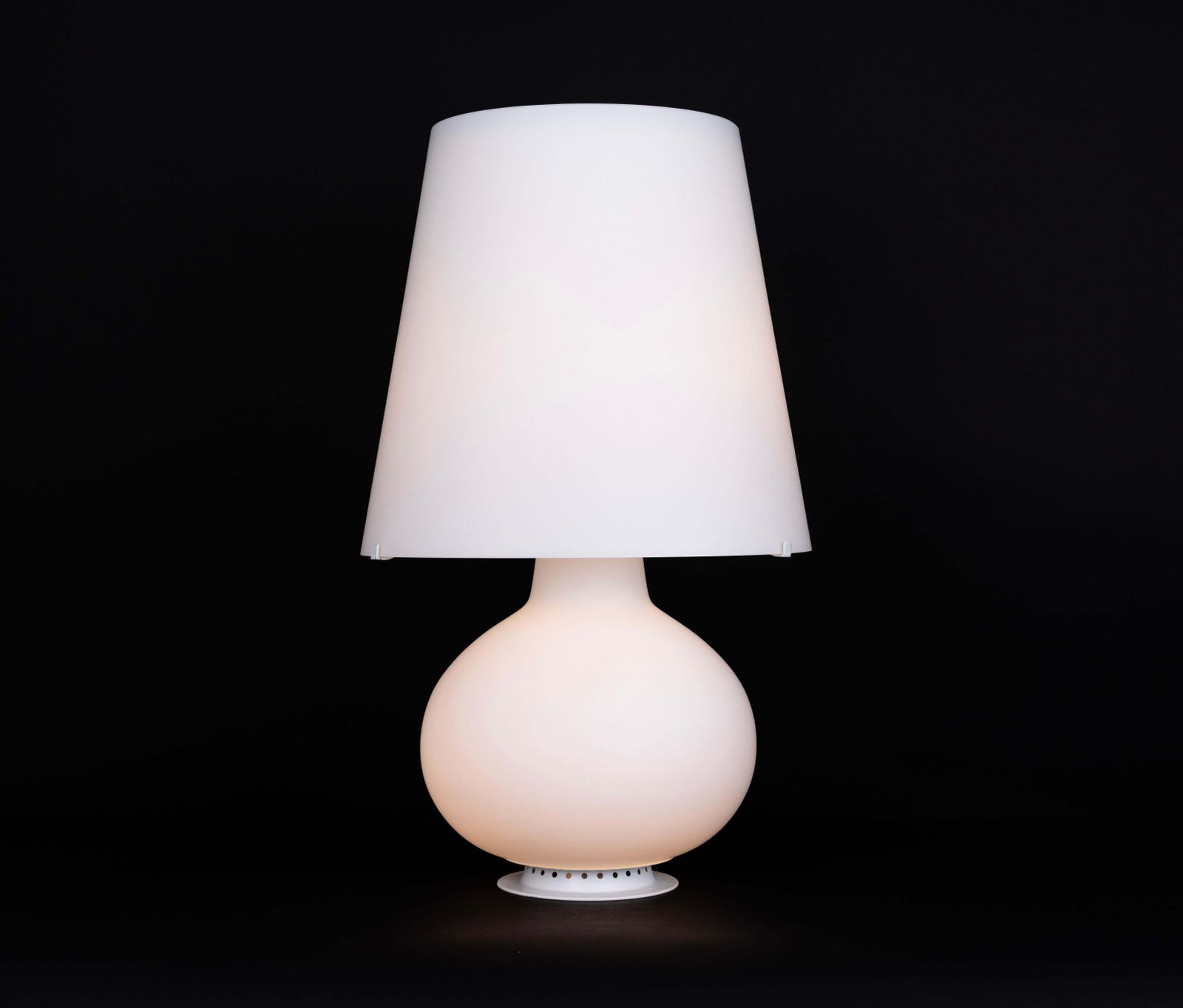 Stunning Large Glass Table Lamps By Fontana Arte, Italy , 1980s photo furniture