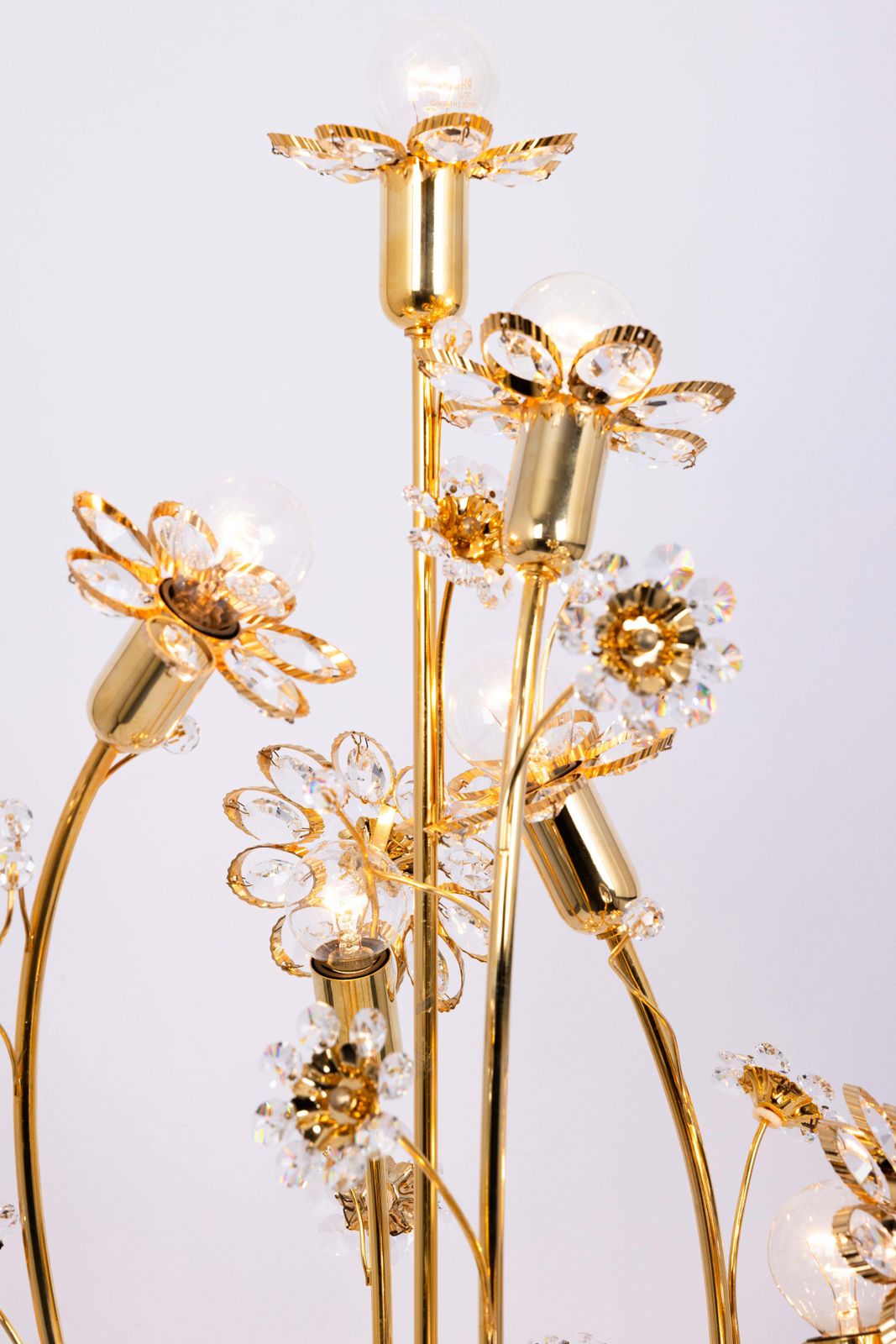 1 Of 2 Exquisite Floor Lamp By Palwa, Germany, 1960s photo vinterior