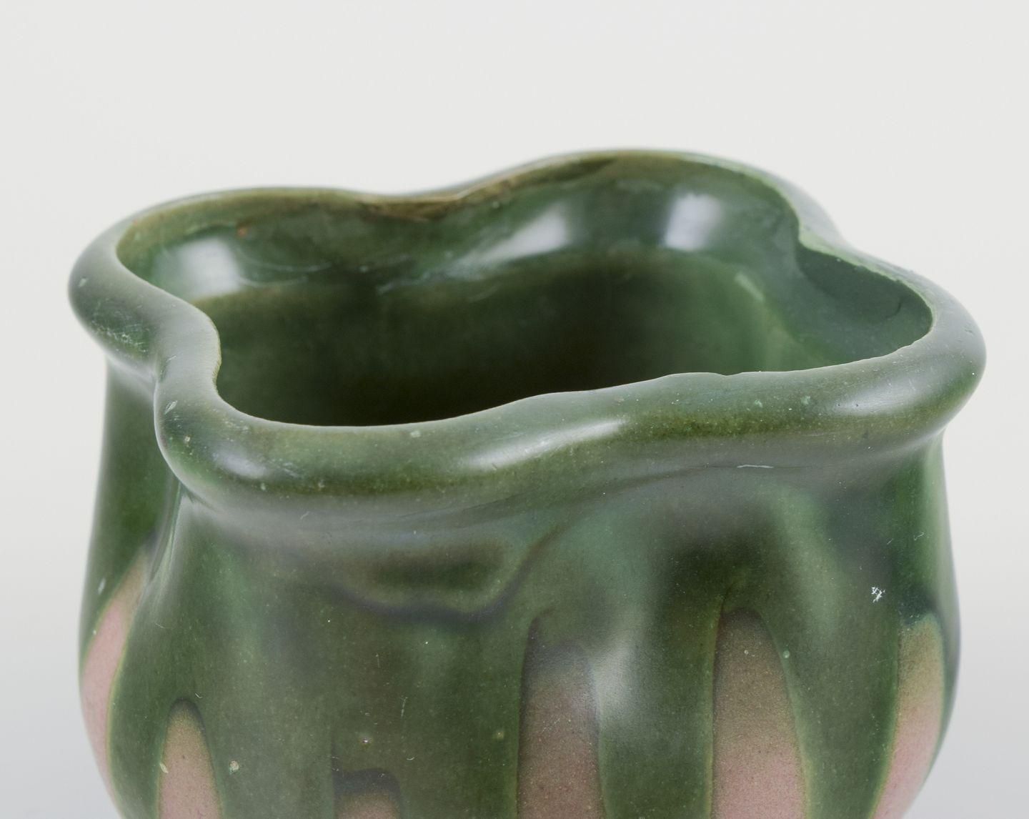 Kähler, Small Ceramic Plant Pot. Art Nouveau Style. Approximately 1910s. photo 149.0