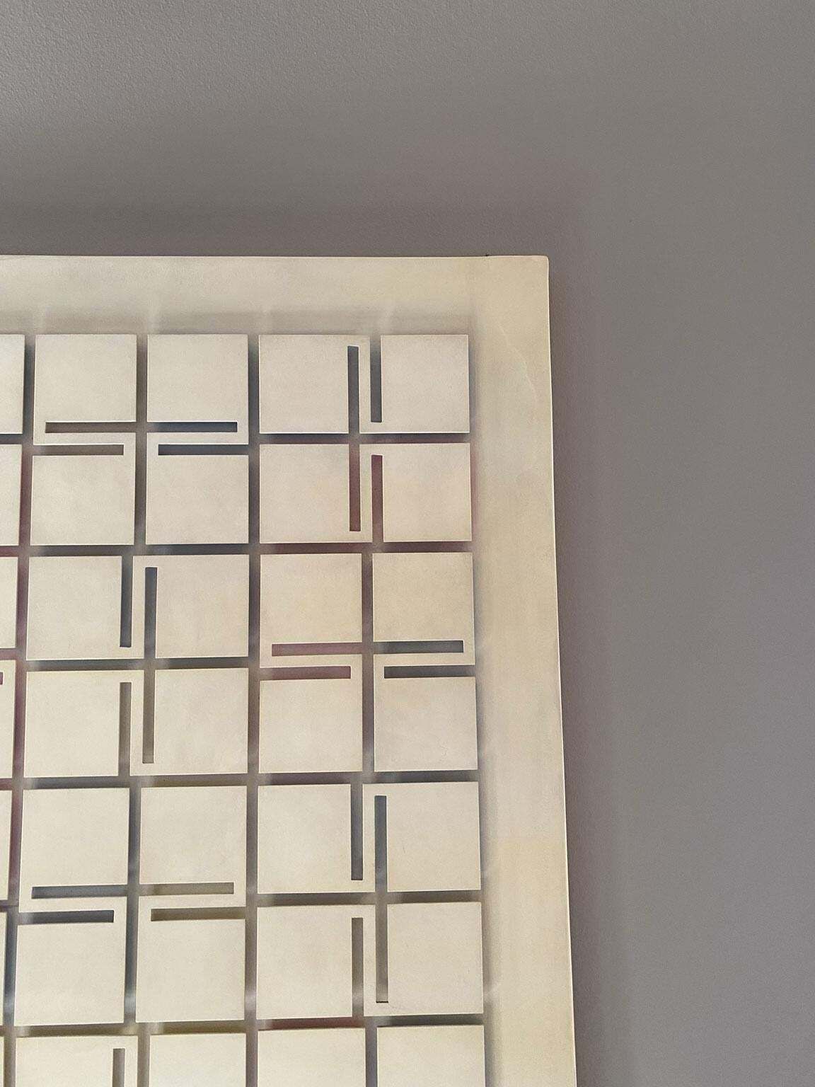Italy 1980 Abstract White Plexiglass Artwork By Ecuadorian Estuardo Maldonado photo vinterior