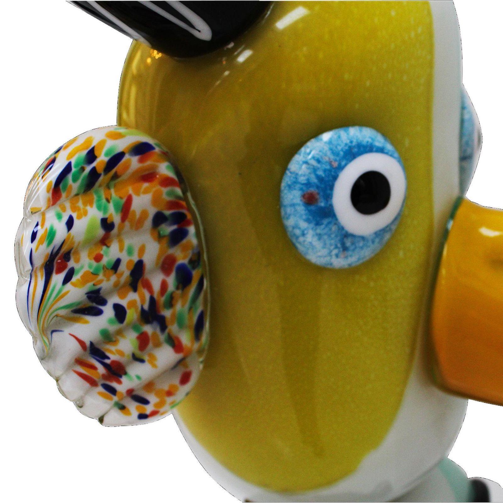 Art Mid Century Colored Murano Glass Sculpture By Alessandro Barbaro. Italy, 1970s photo