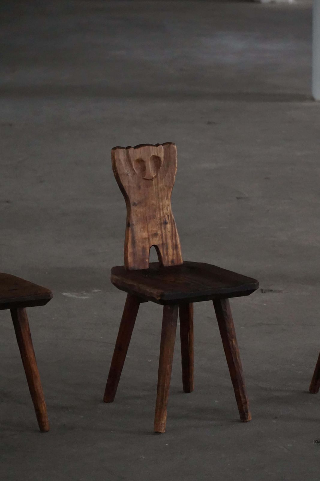 photo buy Swedish Mid Century, Set Of 4 Handcrafted "Sports Cabin" Chairs In Pine, 1940s