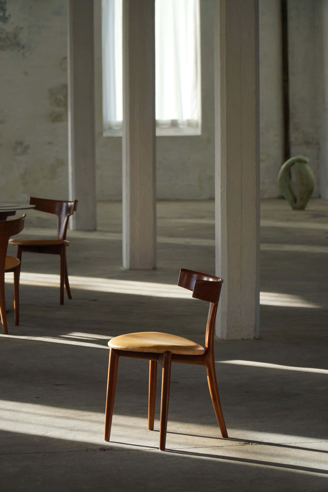 photo furniture Set Of 4 “T” Chairs By Erik Andersen & Palle Pedersen, Danish Mid Century, 1950s