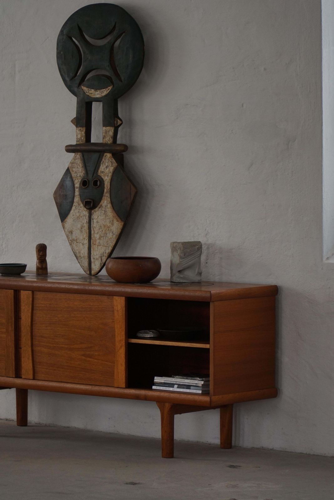 Hansen & Pedersen, Danish Mid Century Modern, Freestanding Teak Credenza, 1960s photo buy