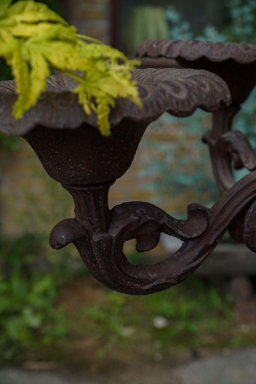 Home Decor 19th Century, Cast Iron Outdoor Candelabra Sculpture, Five Holders, France photo