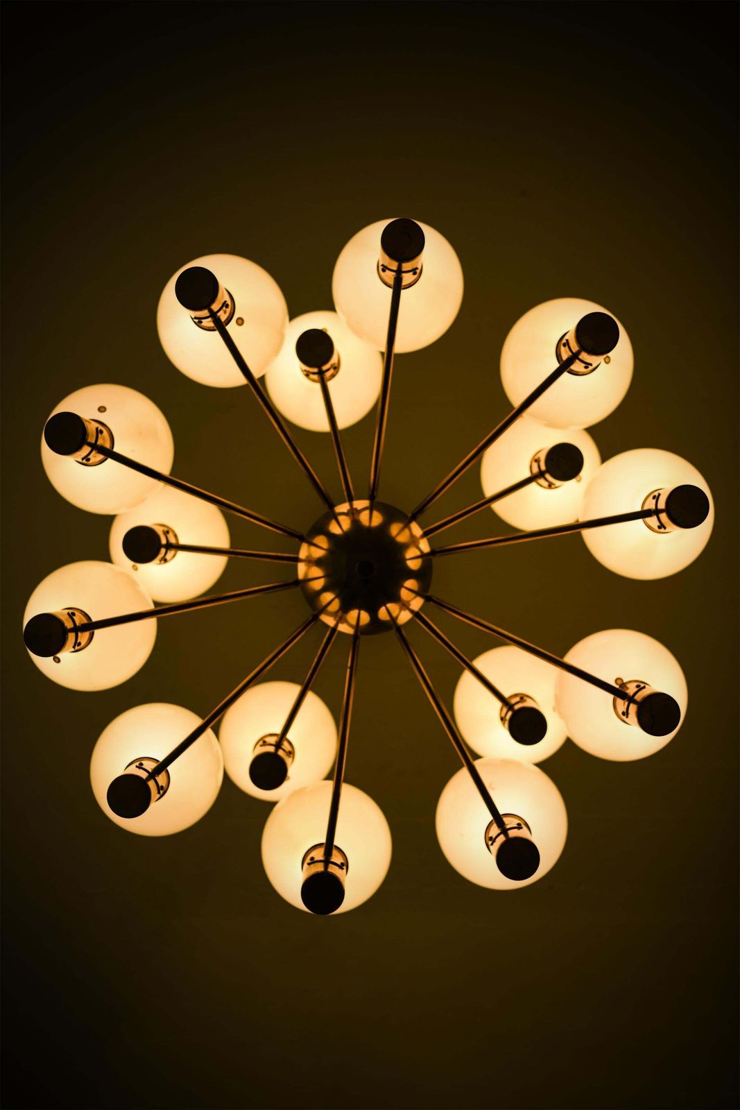 Ceiling Lamp Model T 372/15 By Hans Agne Jakobsson, 1950s photo vinterior