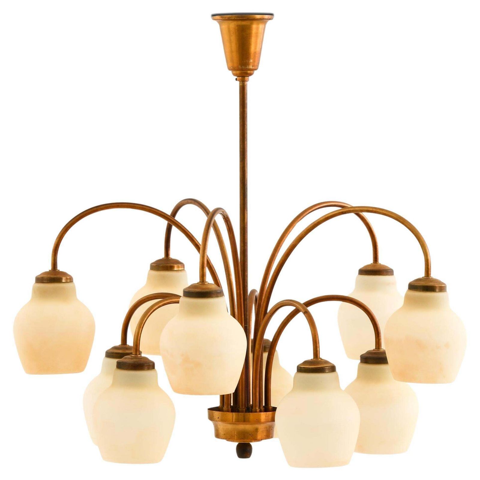 Ceiling Lamp By Ansgar Fog & Erik Mørup, 1940s
