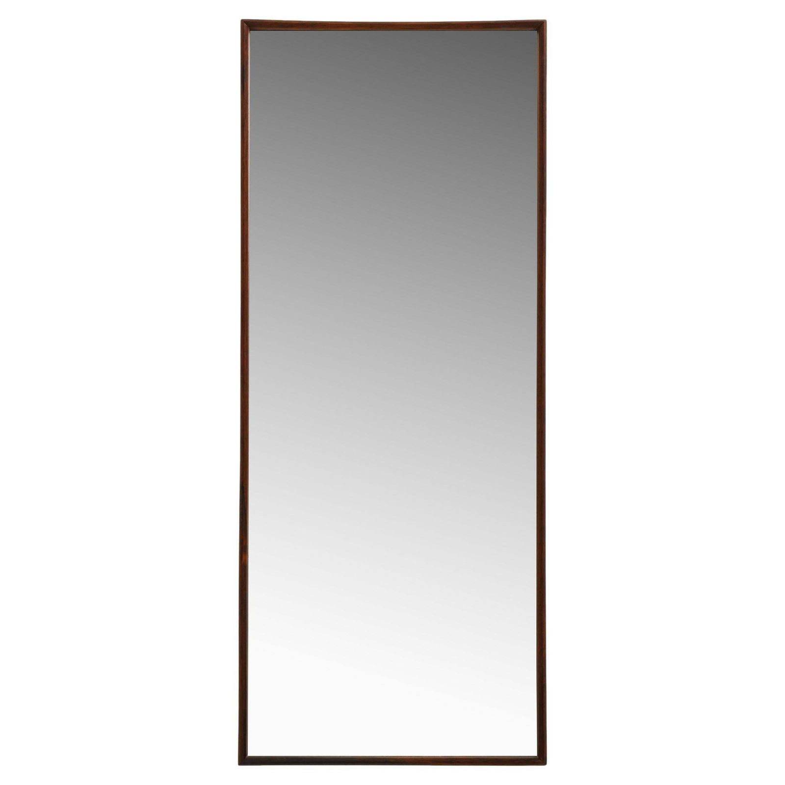 Rare Mirror With Rosewood Frame By Rimbert Sandholt, 1950s